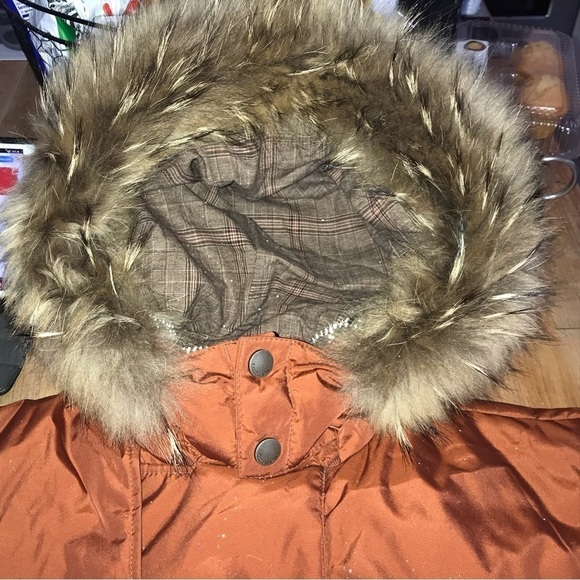 Cole Haan Down Filled Anorak 100% Raccoon Fur Removable Hood Parka Coat … - Picture 6 of 14